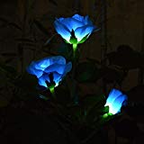 Cheap Chasgo Outdoor Solar Garden Stake Light, Decorative LED Rose Flower Solar Garden Light Outdoor Stake for Garden Yard Decor, Blue Solar Rose Cheap Chasgo Outdoor Solar Garden Stake Light, Decorative LED Rose Flower Solar Garden Light Outdoor Stake for Garden Yard Decor, Blue Solar Rose