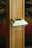 White Solar Post and Stair Light 6×6 – 2 Pack