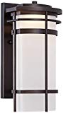Possini Euro Clemson 13″ High Bronze LED Outdoor Wall Light