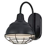 Millennium Lighting RWHWB8-SB 1-Light Outdoor Wall Light with Black Finish Millennium Lighting RWHWB8-SB 1-Light Outdoor Wall Light with Black Finish