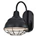 Millennium Lighting RWHWB8-SB 1-Light Outdoor Wall Light with Black Finish