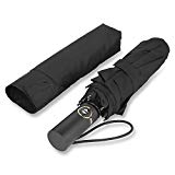 Cheap SDTWRWEG Travel Umbrella – 10 Ribs Auto Open Close Compact Travel Umbrella – Lightweight Folding Windproof Automatic Travel Umbrella with Heavy Duty – Fits in Luggage and Handbag (Black)
