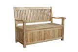 Anderson Teak Del-Amo Storage Bench, Maxim Heather Beige Anderson Teak Del-Amo Storage Bench, Maxim Heather Beige
