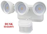 SleekLighting LED 36 Watt, Security Protection Motion Activated Sensor, Dusk to Dawn Setting, Super Bright LED Floodlight Corrosion-Resistant Fixture” Weatherproof Outdoor UL Listed(White) Review
