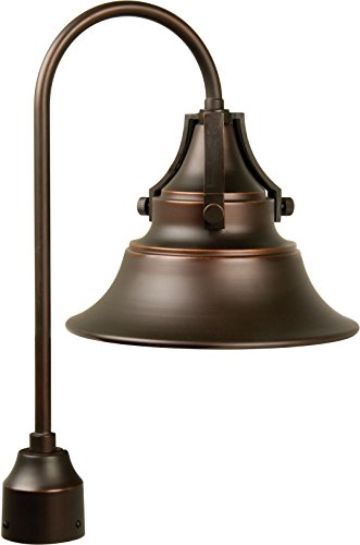 Craftmade Z4415-88 Post Mount Lights with Shades, Bronze