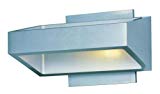 ET2 E41302-SA, Alumilux LED Outdoor Wall Sconce, 18 Light, 0.3 Total Watts, LED, Satin Aluminum For Sale