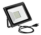 CHUNNUAN LED Flood Light,100W,10000LUMEN，2800-3200K Warm White, Waterproof, IP65, Instant On, CE and ROHS Certified，US 3-Plug Outdoor Security Lights Super Bright Floodlight