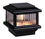 Titan Flat Top Deck Light, Black, Fits 3 1/2″ Post, 3 5/8″ Actual Opening, 1.6W LED For Sale
