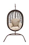 Benzara The Lovely Metal Rattan Swing For Sale