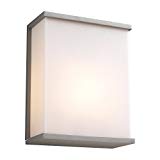 PLC 1723 SL Pinero – One Light Outdoor Wall Mount, Satin Nickel Finish Review