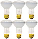Set of 6 Bulbs GE Soft White Indoor Floodlight, 45 Watt, 350 Lumens, R20 Shape For Sale