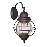 LNC A03195 Sconces 1 Lighting Bronze Lamp Outdoor Wall Lantern, Brown Review LNC A03195 Sconces 1 Lighting Bronze Lamp Outdoor Wall Lantern, Brown Review