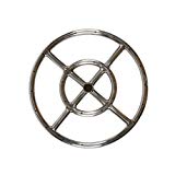 FR12: 12″ Double Fire Ring w 1/2″ Female Hub & Plug 316 Stainless (not lessor 304) Life warranty; Lifetime Burners all 316 Stainless (not Lessor 304). See EasyFirePits.com Gallery! Review