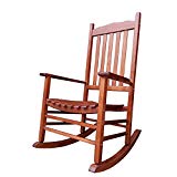 Cheap Rockingrocker-A001NT Natural Wood Porch Rocker/Rocking Chair-Easy To Assemble-Comfortable Size-Outdoor or Indoor Use