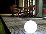 Briday Landscape Light – Rechargeable LED Lighting Pool & Decoration Sphere,LED Globe Lamp Wireless Rechargeable Ball Lantern – Home, Patio, Pool Glow Light (25cm25cm25cm)