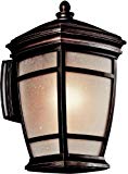 Kichler 49271RZ McAdams Outdoor Wall 1-Light, Rubbed Bronze Kichler 49271RZ McAdams Outdoor Wall 1-Light, Rubbed Bronze