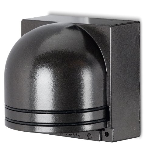 Thomas & Betts K851BR Red Dot Sitelight Post Sconce Light With Metal Back Plate And Mounting Hardware, Bronze Finish