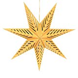 Cheap Spritz Christmas Hanging Star 30″ – Craft/Gold