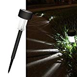 [ 10 Pack ] Cellay LED Lights, Solar Powered Garden Lights, Perfect White Light Design, Garden Pathways Landscape Night Lighting For Sale