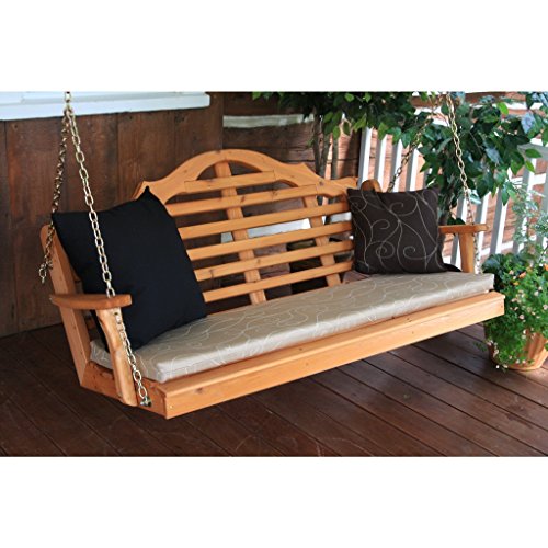 A & L FURNITURE CO. Western Red Cedar 4' Marlboro Swing