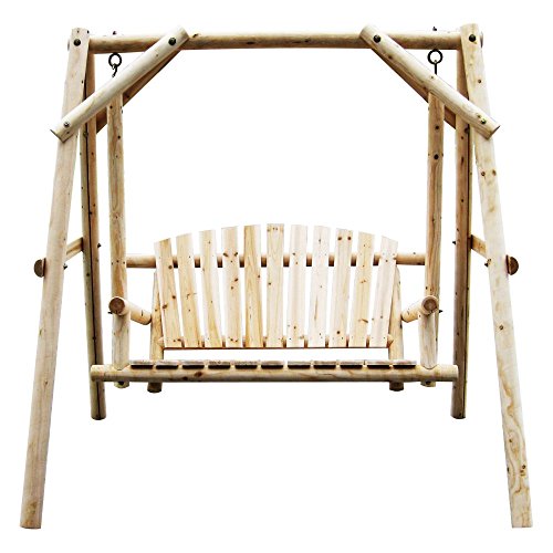 American Furniture Classics Log Swing, Natural For Sale