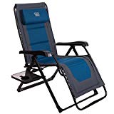 Timber Ridge Zero Gravity Patio Lounge Chair Oversize XL Padded Adjustable Recliner with Headrest Support 350lbs Timber Ridge Zero Gravity Patio Lounge Chair Oversize XL Padded Adjustable Recliner with Headrest Support 350lbs