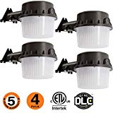 LED Yard Light for Area Lighting 35W Dusk-to-Dawn,LED Outdoor Barn Light, (250-350W) Equivalent, 5000K Daylight, LED Floodlight, ETL-Listed,Wet Location Photocell Included 50K 4pack Review