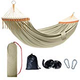TOURIT Lightweight Portable Hammock Double Camping Hammock with Tree Straps for Outdoors Patio Yard Backpacking Travel Camping Beach (450lbs Capacity) For Sale TOURIT Lightweight Portable Hammock Double Camping Hammock with Tree Straps for Outdoors Patio Yard Backpacking Travel Camping Beach (450lbs Capacity) For Sale