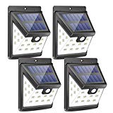 Cheap Urlitoy Solar Lights Outdoor 22 LED Wide Angle Illumination Motion Sensor Waterproof Wall Light Wireless Security Night Light for Outdoor Wall,Back Yard,Fence,Garage,Garden,Driveway(4 Packs)