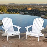 Christopher Knight Home 296699 Denise Austin Milan Outdoor Folding Wood Adirondack Chair (Set of 2), Set of Two, White Christopher Knight Home 296699 Denise Austin Milan Outdoor Folding Wood Adirondack Chair (Set of 2), Set of Two, White