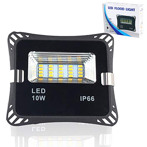 Auto On/Off LED Light Sensor Security Light, IP66 Waterproof, 900LM,180°Beam Angle, 30000H Lifespan Outdoor Flood Light, Street Night Light for Garden, Yard, Gate, Aisle (Daylight White(5000K), 10W) For Sale