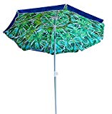 AMMSUN 6.5 Feet Beach Umbrella with Tilt Mechanism and Carrying Case,UPF 50+,Color Blue and Green,Perfect for Outdoor Beach, Camping, Sports, Gardens, Balcony and Patio For Sale AMMSUN 6.5 Feet Beach Umbrella with Tilt Mechanism and Carrying Case,UPF 50+,Color Blue and Green,Perfect for Outdoor Beach, Camping, Sports, Gardens, Balcony and Patio For Sale