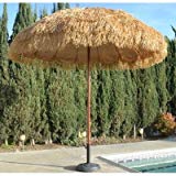 NEW 8' Wide Hawaiian Tiki Design Beach Umbrella w Fiberglass Rib & Aluminum Pole NEW 8' Wide Hawaiian Tiki Design Beach Umbrella w Fiberglass Rib & Aluminum Pole