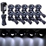 Weatherproof LED Deck Garden Landscape Lighting Light Kit, 10 Pack (Cool White) For Sale Weatherproof LED Deck Garden Landscape Lighting Light Kit, 10 Pack (Cool White) For Sale