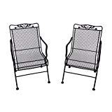Glenbrook Black Patio Action Chair (2-Pack)