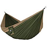 Fox Outfitters Neolite Single Camping Hammock – Lightweight Portable Nylon Parachute Hammock for Backpacking, Travel, Beach, Yard. Hammock Straps & Steel Carabiners Included For Sale