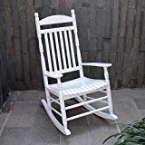 Cambridge-Casual AMZ-130635W Bentley Traditional Porch Rocker, White
