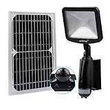 LED Dusk to Dawn Outdoor Lighting 8W CREE 28WH Li-Poly Battery 100W Halogen Equiv. for Back Yardence (Black) For Sale