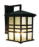 Trans Globe Lighting 4637 BK Outdoor Huntington 16″ Wall Lantern, Black Review