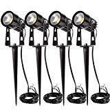 GreenClick 4 Pack 3W LED Landscape Spotlight Outdoor, 6.5ft Cable 12V Low Voltage Landscape Lighting Garden Pathway Lights IP65 Waterproof with Spike Stand for Garden,Yard,Lawn Review GreenClick 4 Pack 3W LED Landscape Spotlight Outdoor, 6.5ft Cable 12V Low Voltage Landscape Lighting Garden Pathway Lights IP65 Waterproof with Spike Stand for Garden,Yard,Lawn Review