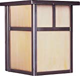 Cheap Maxim 4050HOBU Coldwater 1-Light Outdoor Wall Lantern, Burnished Finish, Honey Glass, MB Incandescent Incandescent Bulb , 100W Max., Dry Safety Rating, Standard Dimmable, Glass Shade Material, 5750 Rated Lumens