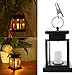 SCASTOE Outdoor Waterproof LED Hanging Umbrella Lantern Light Solar Garden Wall Candle Lamp