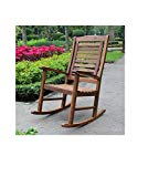 International Caravan Trinidad Acacia Oil Finish Porch Rocker Is a Terrific Wood Porch Rocker For Sale