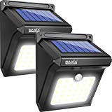 Cheap BAXIA TECHNOLOGY LED Solar Lights Outdoor, 400 Lumens Wireless Waterproof Motion Sensor Security Lights for Front Door,Outside Wall,Back Yard,Garage,Garden,Fence,Driveway [Upgraded 28LED 2 Packs]