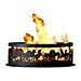 Campfire Fire Ring w Galloping Mustangs Design (30 in. Dia.)