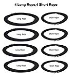 Do4U Universal Replacement Laces Premium Bungee Cords for Zero Gravity Style Chair, Recliners, Gravity Chair Repair Kit for Lounge Chair,Bunqee Chair, Anti Gravity Chair (8 Ropes,Black) Do4U Universal Replacement Laces Premium Bungee Cords for Zero Gravity Style Chair, Recliners, Gravity Chair Repair Kit for Lounge Chair,Bunqee Chair, Anti Gravity Chair (8 Ropes,Black)