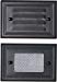 Paradise by Sterno Home Low Voltage Aluminum 7W Deck Light, Black (Quick Clip Connector, Incandescent T5 Wedge Base