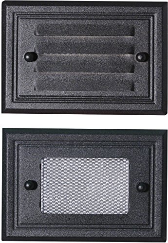 Paradise by Sterno Home Low Voltage Aluminum 7W Deck Light, Black (Quick Clip Connector, Incandescent T5 Wedge Base
