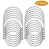 TedGem 12 Pack Wire Handles (Handle-Ease) for Mason, Stainless Steel Mason Jar Hanger, Canning Jars Hanger, Hanging Jars, Jar hanging Hook for Regular Mouth Mason, Ball Review