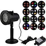 Projector Light 12 Pattern Garden Lamp Lighting Outdoor & Indoor Waterproof Sparkling Landscape Projection Light For Christmas Halloween Holiday Home Decoration Wall Motion Decoration For Sale